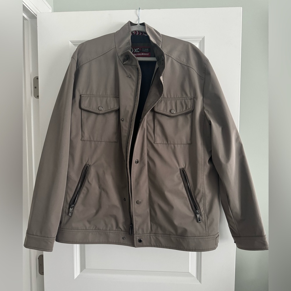 Johnston & Murphy XC 4 Men’s Jacket, size XL in taupe
